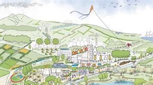 Illustration of town/city